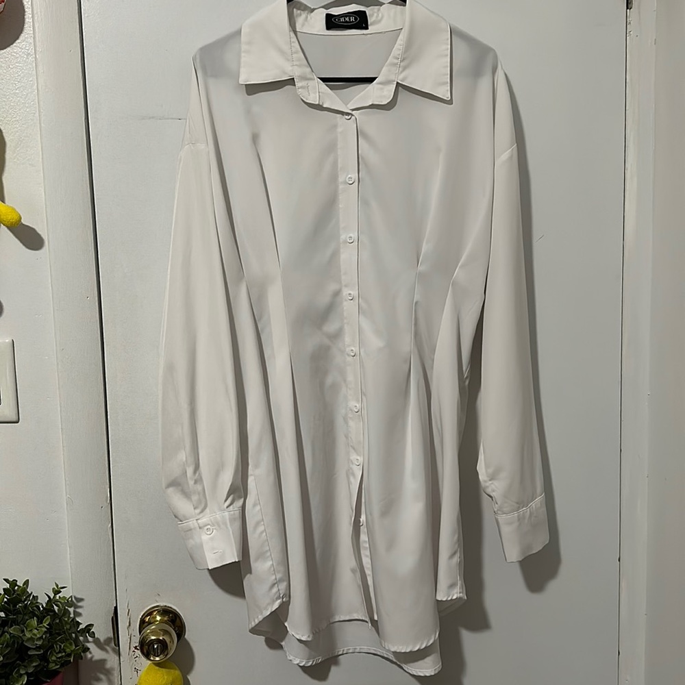 Bottom Down Corset Shirt Dress - Picture 2 of 6